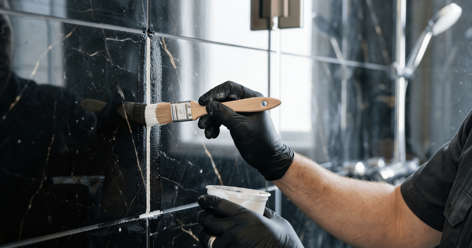 Elite Grout Epoxy Color Sealing in